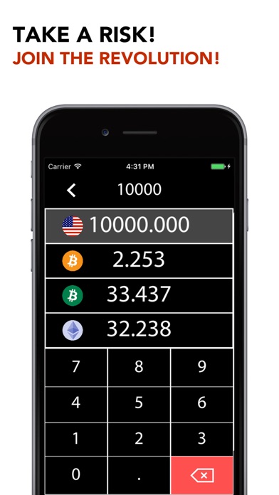 Crypto currency rate exchange screenshot 3