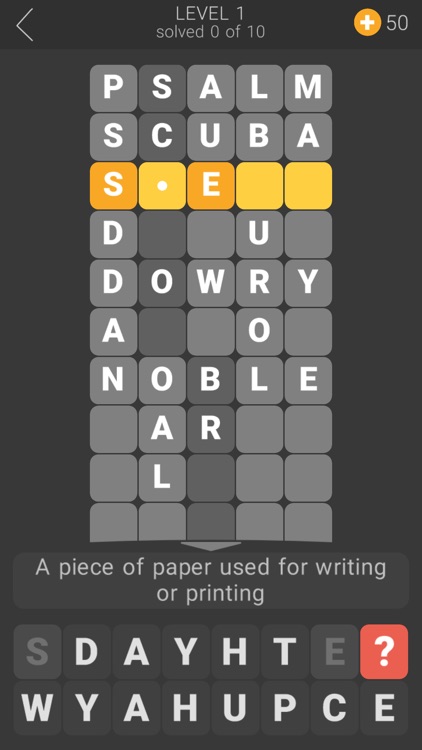 Word Tower Crosswords by Second Gear Games