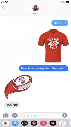 Jersey Reds Rugby Sticker Pack(圖3)-速報App