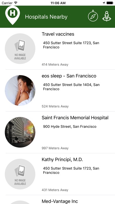 HospitalNearby screenshot 2