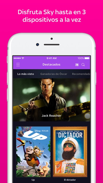 Sky: películas y TV