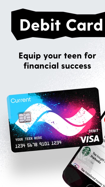 Current - debit card for teens screenshot-0