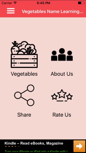 Vegetables Name Learning Card(圖1)-速報App