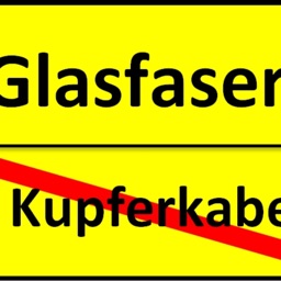 Glasfaser für Senden