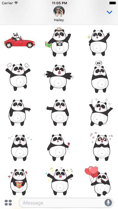 How to cancel & delete Panda Bear Stickers & Emoji from iphone & ipad 4