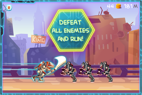 Turtle Ninja Urban Run - Mutant Robot Fight screenshot 3