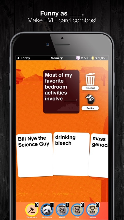 Evil Apples: Dirty as ____. screenshot-0