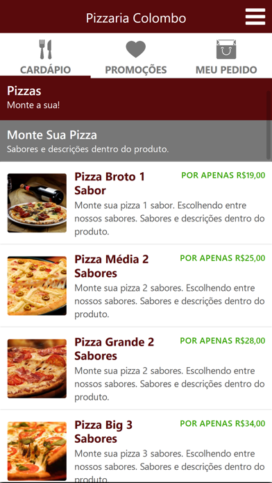 Pizzaria Colombo screenshot 3