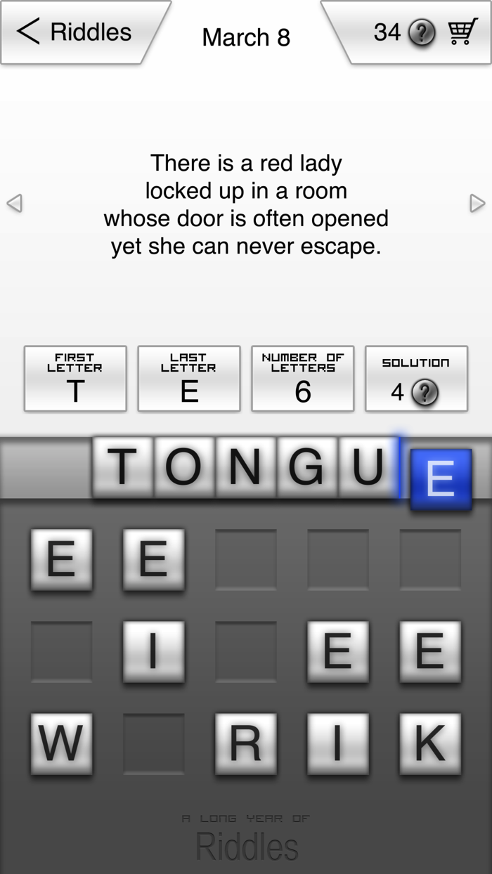 A Long Year of Riddles