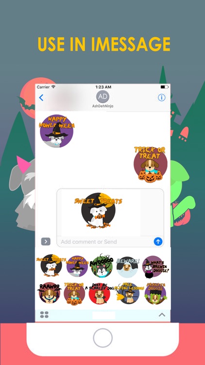 Halloween DogMOJI Stickers