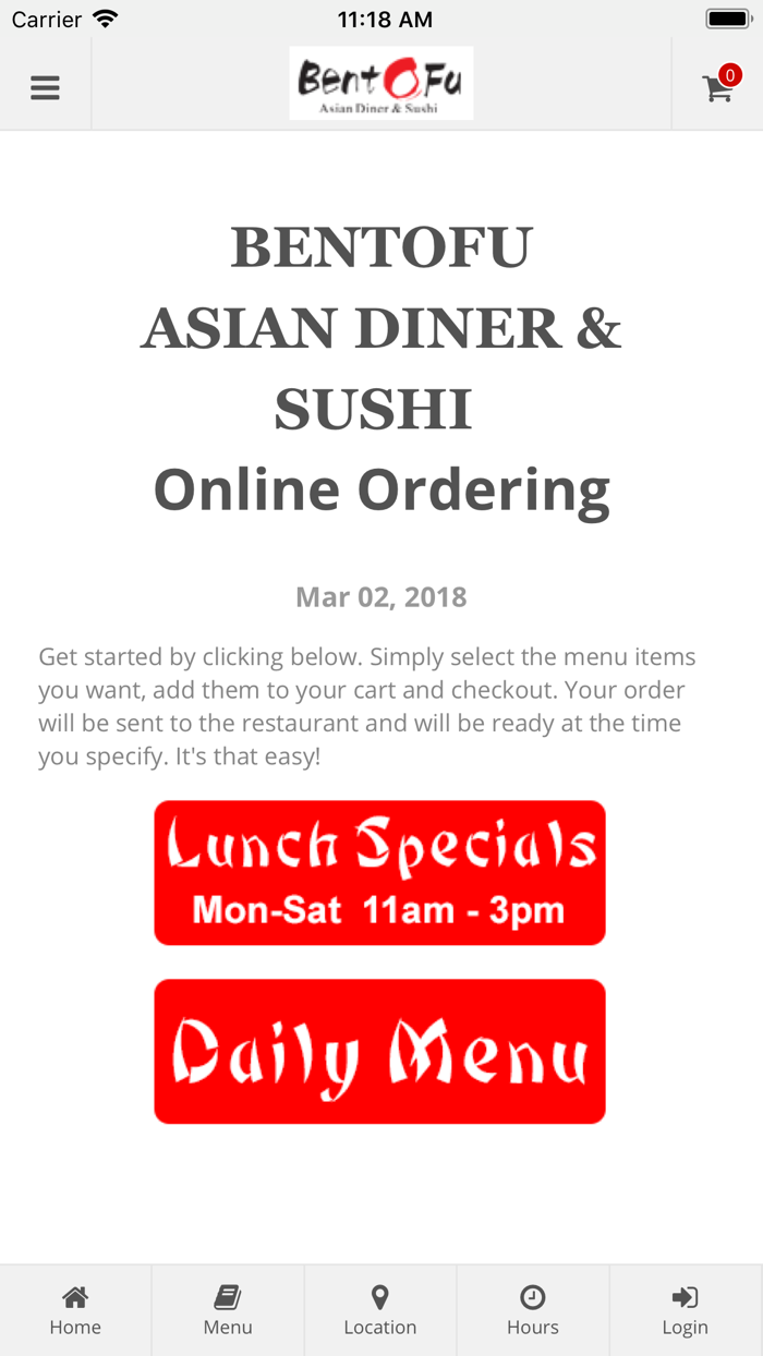 BentoFu Asian Diner  Sushi