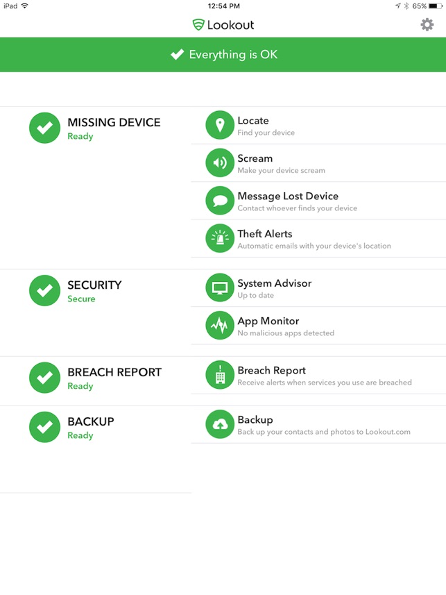 antivirus lookout iphone