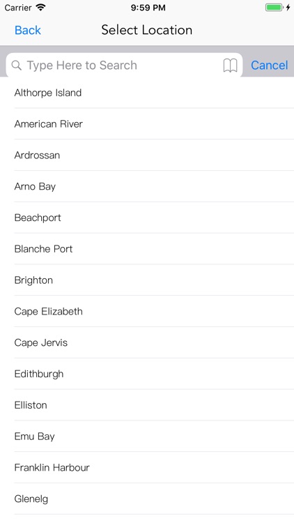 SA Tide Times