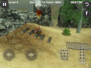 Bike Trials Wasteland, game for IOS