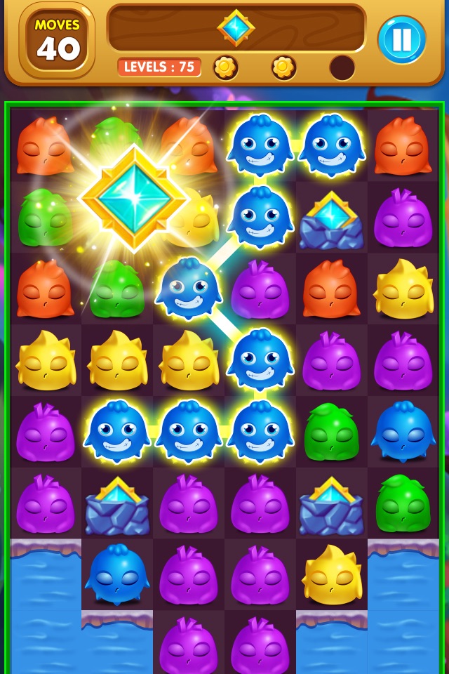 Rescue monster pop - Jelly pet match 3 puzzle screenshot 4