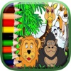 Zoo Cute Animals Coloring Book
