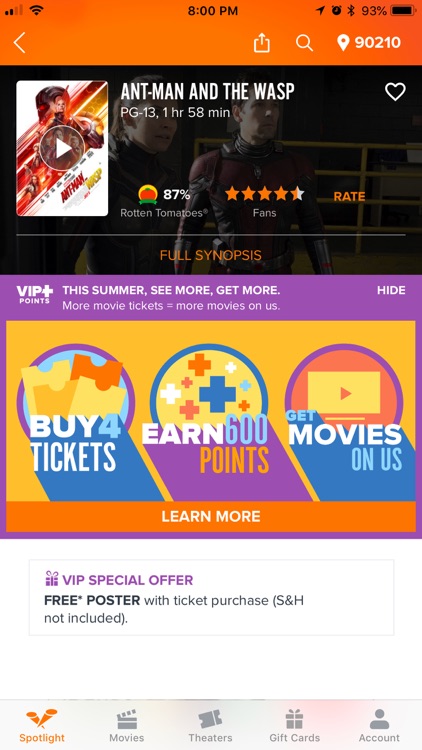 Fandango - Showtimes + Tickets
