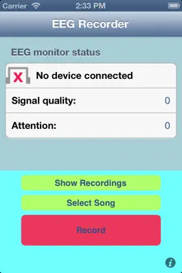 Game screenshot EEG Recorder mod apk