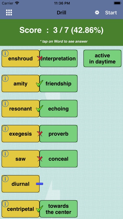 MCAT Vocabulary Lite screenshot-3