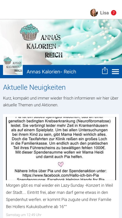 Annas Kalorien- Reich