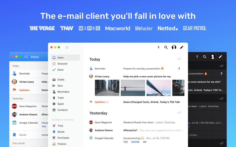 Boxy 2.0.6  Desktop client for Inbox by Gmail