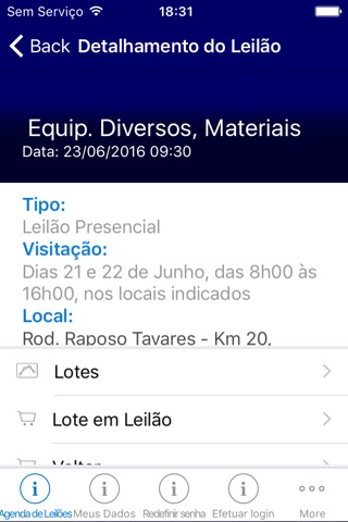 Milan Leilões screenshot 3