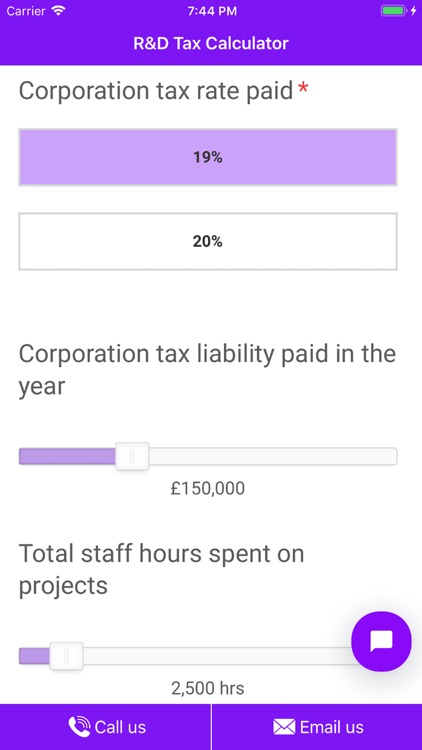 R&DTaxCalc