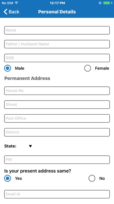 Candidate E-Onboarding screenshot 2