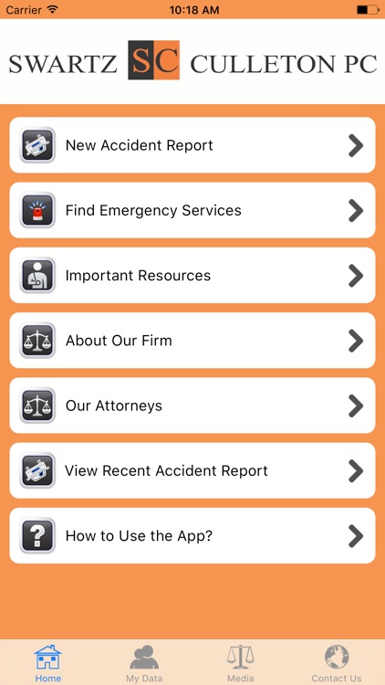 Accident App by Swartz Culleton, PC.