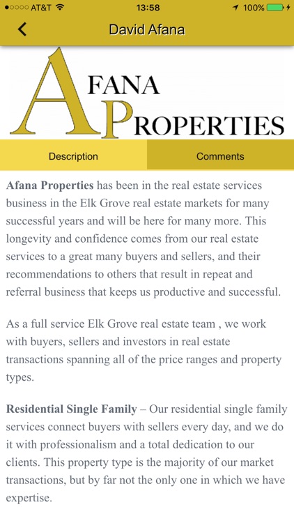 Afana Properties