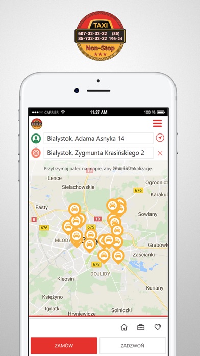 Non Stop Taxi Białystok screenshot 2