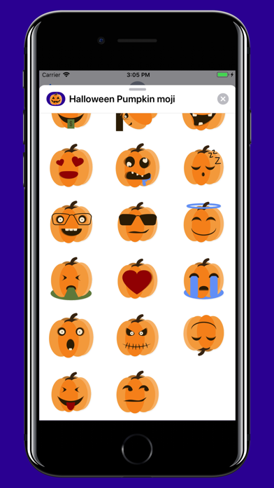 Halloween - Pumpkin stickers screenshot 2