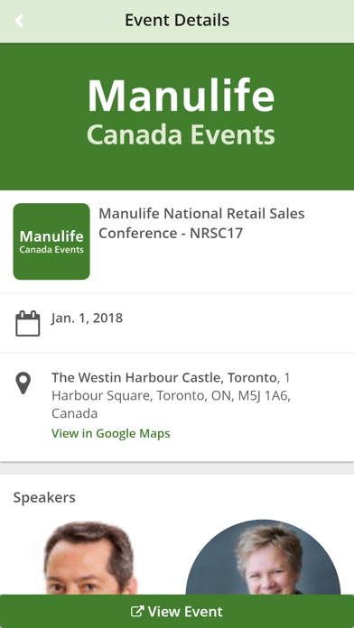 ManulifeCanadaEvents screenshot 2