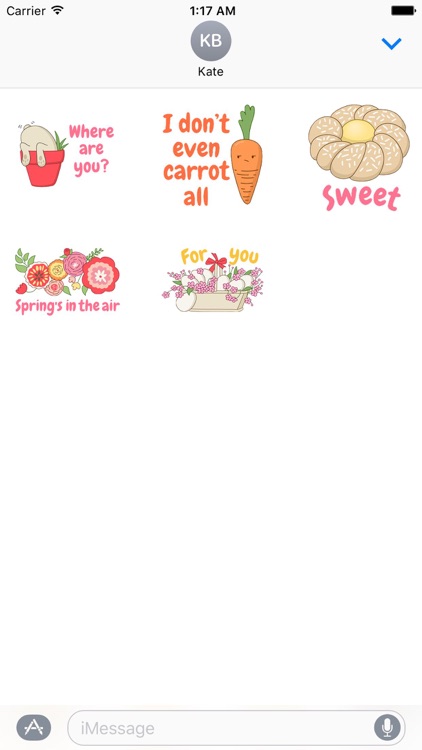 Hoppy Easter Spring Sticker screenshot-4