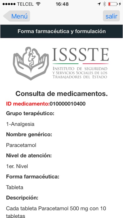 Catálogo Medicamentos ISSSTE screenshot-3