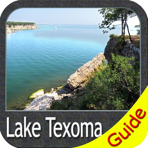 Lake Texoma GPS offline fishing charts navigator