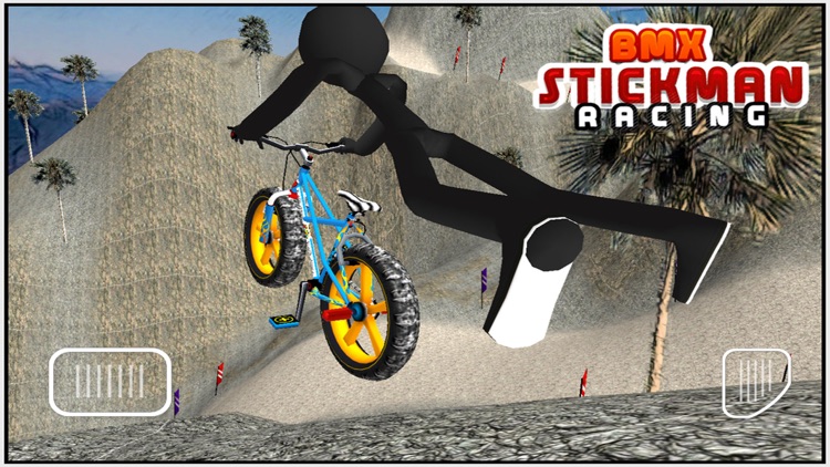 BMX Offroad Stickman Racing screenshot-3