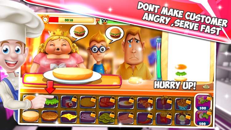 Hamburger Stars -Cooking Mania