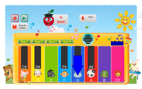 Kids Toy Piano And Teacher screenshot 2