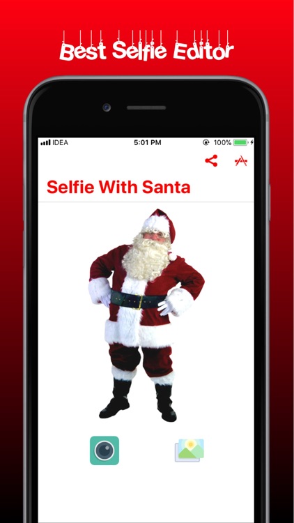 Selfie With Santa - Xmas