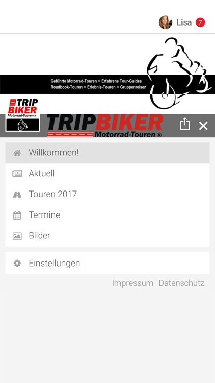 Tripbiker Motorrad-Touren