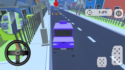 Blocky City Taxi Simualtor screenshot 4
