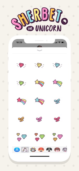 Sherbet the Unicorn Stickers(圖6)-速報App