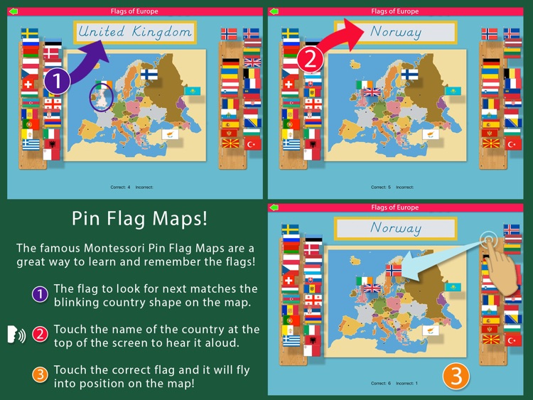 Flags of Europe - Montessori Approach to Geography