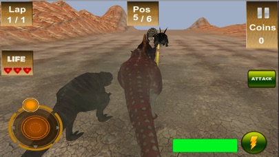 Dino Racing 3D screenshot 2