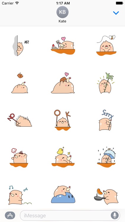 Pink Groundhog Emoji Sticker