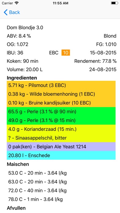 BierRecepten screenshot 2