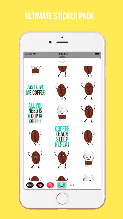 Coffee Time Good Morning Emoji screenshot 3