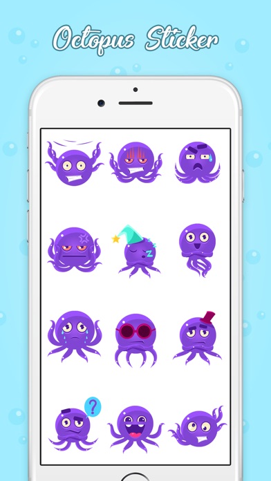 Adorable Octopus Stickers screenshot 2