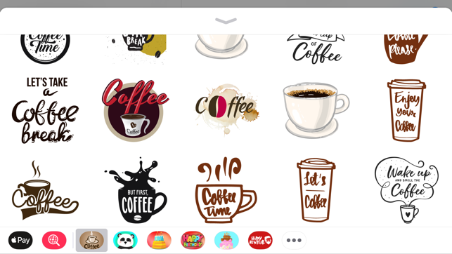 Coffeemoji iMessage Stickers(圖5)-速報App